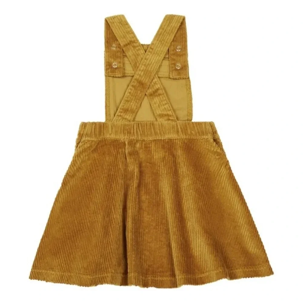 PETIT‎ BATEAU Lithuanian Velvet Dungaree Dress. French Corduroy Dress. Girls 12